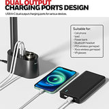 Honeywell Upgraded LED Desk Lamp - H01 Pro Sunturalux™ Foldable Desk Light with USB A+C Charging Ports (Black)