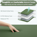 Elegear CumbreX™ Self Inflating Sleeping Pad, Built-in Electric Pump 3.15" Ultra-Thick Memory Foam Camping Mattress Pad with Pillow Double Sleeping Pad for Camping R-Value 9.5 Foam Camp Pad - Full