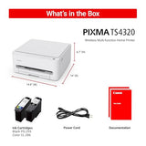 Wireless Color Inkjet Printer for Duplex Printing, White – Cost Efficient Home Printer with Copier/Scanner