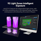 Creality Halot-X1 Combo Resin 3D Printer, 10.1" 16K Mono LCD, 14×19 μm, 170 mm/h High-Speed Printing, Intelligent Resin Management, Fully Assembled Auto Leveling