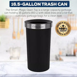 Magic 16 Gallon (60L) Open Top Trash Can – Round Commercial Trash Can