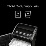 Fellowes Powershred 485i 100% Jam Proof Commercial Grade 38-Sheet Strip-Cut Paper Shredder