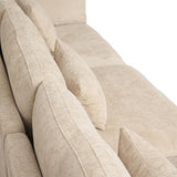 WJShome Cloud Couch Modular Sectional Sofa for Living Room, Down Filled 160" U Shaped Couch with Ottoman
