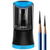 Electric Long Point Pencil Sharpener, 2 Holes, Fast Sharpen & Auto Stop, 8-17mm Long Point