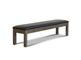 Nixon Billiards - Birdy Slate Billiard Pool Table - Grayson Grey (Club Master I, 8 ft,No Whiteglove,Dining top and Bench x 1)