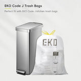Stainless Steel Step Garbage Can for Kitchen or Home, Space-Saving Garbage Can with Soft Close Lid