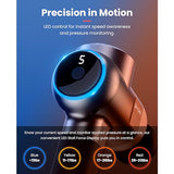 Pro Massage Gun with Heat and Cold Therapy, Mini Massager Gun Deep Tissue, Heated Professional Electric Back Massager for Athletes BOB AND BRAD