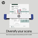 HP Small USB Document & Photo Scanner for Portable 1-Sided Sheetfed Digital Scanning