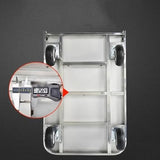 Effortless Multifunctional Platform Truck Cart with 5-inch Wheel Push Dolly