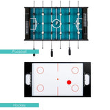 Best Choice Products 4-in-1 Multi Game Table, Childrens Combination Arcade Set w/Pool Billiards, Air Hockey, Foosball and Table Tennis - Arcade