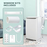 14000 BTU Portable Air Conditioners with Heater, Remote Control, Free Stand Smart Cooling AC Unit with Heating, Dehumidifier