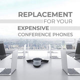 Bluetooth Conference Speaker with Microphone, Portable Wireless Speaker for Office Desk, Computer, and Laptop, Bluetooth Microphone for Conference Room