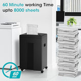 18-Sheet Shredders for Home Office Heavy Duty P-4 Security Level