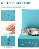 ACTREST Luxury 6-Inch Outdoor Seat Cushions