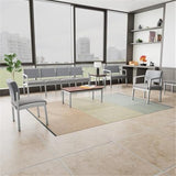 Lenox Steel Reception Waiting Room 3-Seat Bench