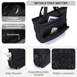 Lunch Tote Bag for Women,15.6" Laptop Work Bags with Insulated Lunch Compartment,2-in-1 Water-resistant Work Bag for Teacher Nurse Travel Office Daily School