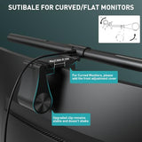 Quntis Monitor Light Bar PRO+ with Remote Control, Fit for Curved/Flat Monitor