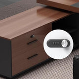 Modern L Shape Executive Desks Large Home Office Desk Manufactured Wood Computer Table