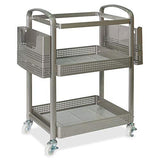 Lorell Mobile File Cart, 12.5" x 22.4" x 25.25", Metal