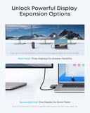 Anker Nano Laptop Docking Station with Detachable Hub, 13-in-1 USB-C Triple Display Docking with 2 HDMI+1 DP