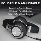 Wired Headphones with Mic — Noise Isolating On-Ear Headphones for Computer and Laptop Wired