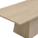 Christopher Knight Home Coadz 82 inch Wooden Dining Table, Modern Rectangular Kitchen Dinner Table for 6-8 People, Light Natural