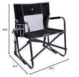 GCI Outdoor Freestyle Rocker XL Portable Folding Rocking Chair and Outdoor Camping Chair