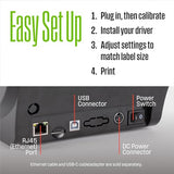 Thermal Shipping Label Printer USB, 4x6 Label Commercial Grade, Compatible with USPS, UPS