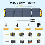 VTOMAN Jump 600X Solar Generator with 200W Solar Panel, 299Wh Portable Power Station with 2x 600W AC Outlets (Surge 1200W) for Outdoor Camping, Vehicle Emergency, Electric Backup