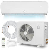 12000 BTU 115V Ductless Mini Split AC Heat Pump for Apartment/Room, 19 SEER 42dB Ultra-Quiet Inverter System, 3-in-1 Cooling Heating Dehumidifier, 10ft Line Set Ready to Use (Plug and Play)