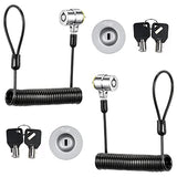 I3C Laptop Cable Lock Retractable Hardware Security Cable Lock with Anchor Plate Compatible with Laptop, Smart Phone