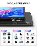 UPERFECT Portable Monitor 4K 60Hz 18.5", 145% sRGB QLED Laptop Monitor