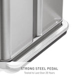 simplehuman 58 Liter / 15.3 Gallon Rectangular Dual Compartment Recycling Step