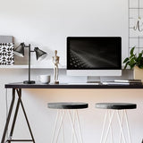 Globe Electric 18" 2-Light Desk Lamp, Industrial Design, Pivoting Heads
