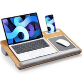 Lap Desk - Fits up to 17 inches Laptop Desk, Built in Mouse Pad & Wrist Pad for Notebook, Laptop, Tablet