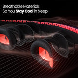 Manta Pro Sleep Mask - 100% Light Blocking Sleep Mask for Side Sleepers, Breathable and Comfortable, Spacious & Zero Pressure for Long Lashes, Perfect for Sleep/Travel/Nap/Shift Work