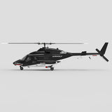 MechPuConToy RC Helicopter Model, AW-911 Air - Wolf 1/34 Scale 2.4G 9CH Flybarless RC Aircraft Model with 6G/3D Stunt Mode and GPS Positioning (RTF Version)