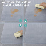 Office Chair Mat for Low Pile Carpet with Lip, Heavy Duty Floor Mats PVC Carpet Protector for Home Office