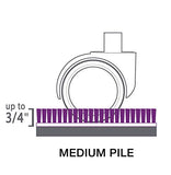 American Floor Mats Chair Mat for Medium Pile Carpet | AnchorBar Cleats