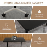 Folding Conference Table, 6 Pack Foldable Rolling Conference Room Tables