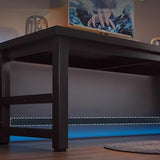 Modern Industrial,Study Writing Table Gaming Desk,Standing Executive Desk PC Laptop Desk