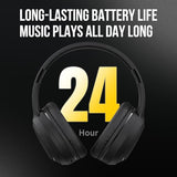 Wireless Over-Ear Headphones with Mic, Bluetooth Headphones for Cell Phone, PC, Laptop