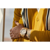Bulova Men’s High Precisionist Quartz Icon Grey IP and Rose Gold Watch