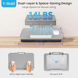 Lap Desk for Laptop, Elevated Laptop Stand for Bed, Fits up to 15.6" Laptops & MacBook