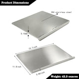 AORRZER 304 Stainless Steel Cutting Board, 15.7" x 11.8"