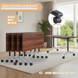 6-8 Person Conference Table Folding Conference Table for Office,Training, Seminar
