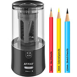 AFMAT Electric Pencil Sharpener - Auto Stop, Super Sharp & Fast, Plug in Pencil Sharpener for 6-12mm No.2/Colored Pencils