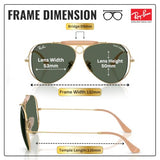 Ray-Ban x Dolce Gabbana Edition RB3138M SHOOTER Aviator Sunglass with Kit