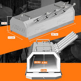 ATkrou 4 Burner Propane Blacksmith Forge Kit, 2600°F Metal Forge