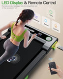 AKLUER Walking Pad with Incline, Walking Treadmills for Home, 2.5 HP Under Desk Treadmill Small with Remote Control, Walking Pad Small Treadmill with LED Display